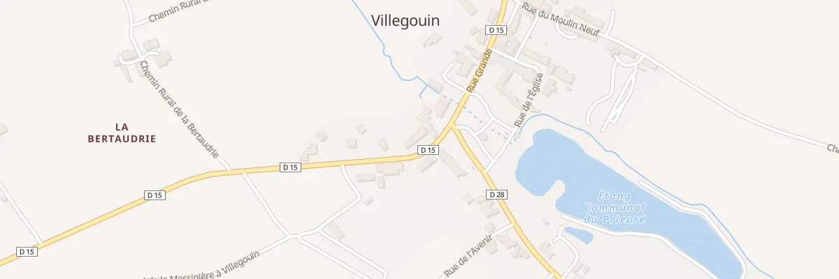 Plan du 5005 Le Bourg à Villegouin