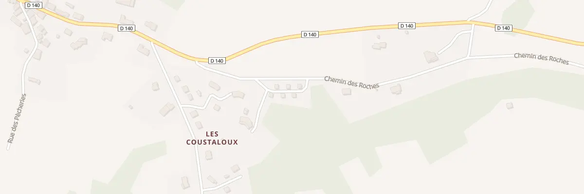 Plan du 5170 Les Coustaloux à Vars-sur-Roseix