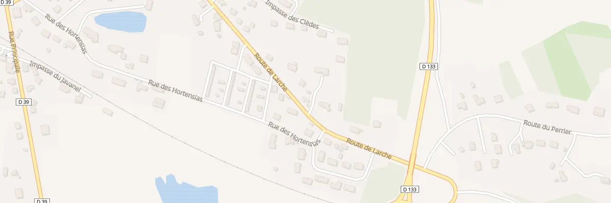 Plan du 51 Rte De Larche à Mansac