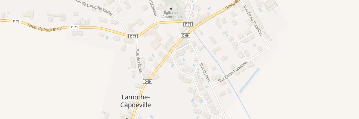 Plan du 36 Gr Gd Rue d’Ardus à Lamothe-Capdeville