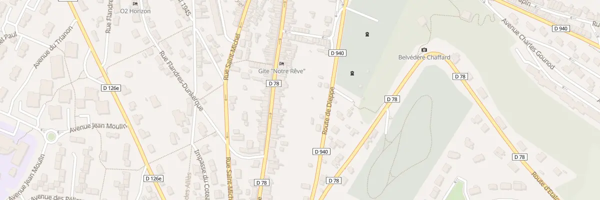 Plan du 93 Rue Suzanne au Tréport