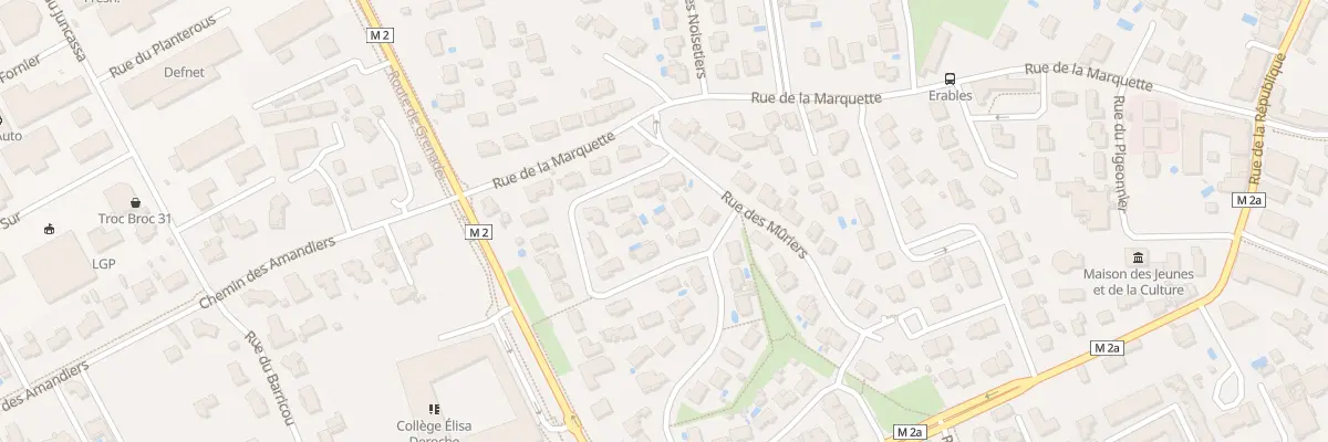 Plan du 17 Rue des Oliviers à Beauzelle