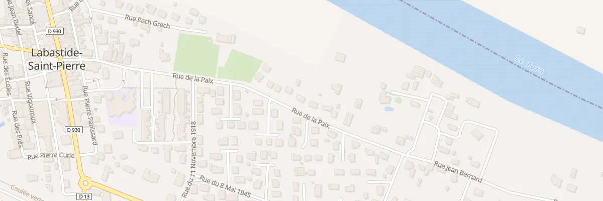 Plan du 383 Rue de la Paix à Labastide-Saint-Pierre