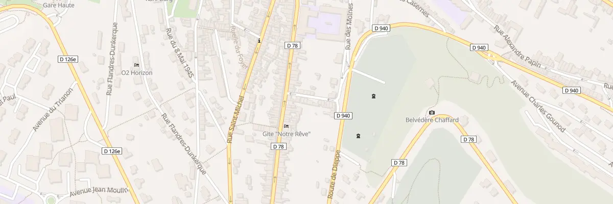 Plan du 11 Rue de l’Abbaye au Tréport