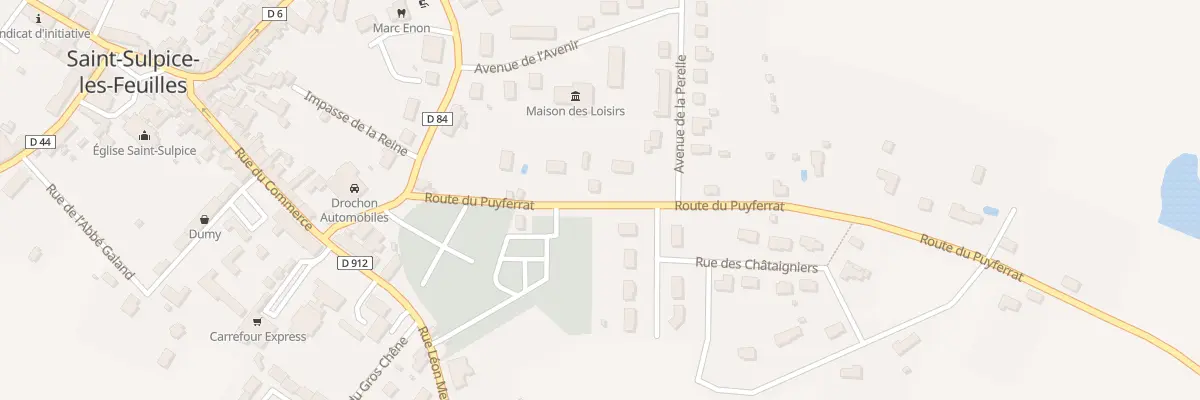 Plan du 5 Rte de Puifferat à Saint-Sulpice-les-Feuilles