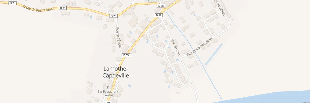 Plan du 25 Port Ardus à Lamothe-Capdeville