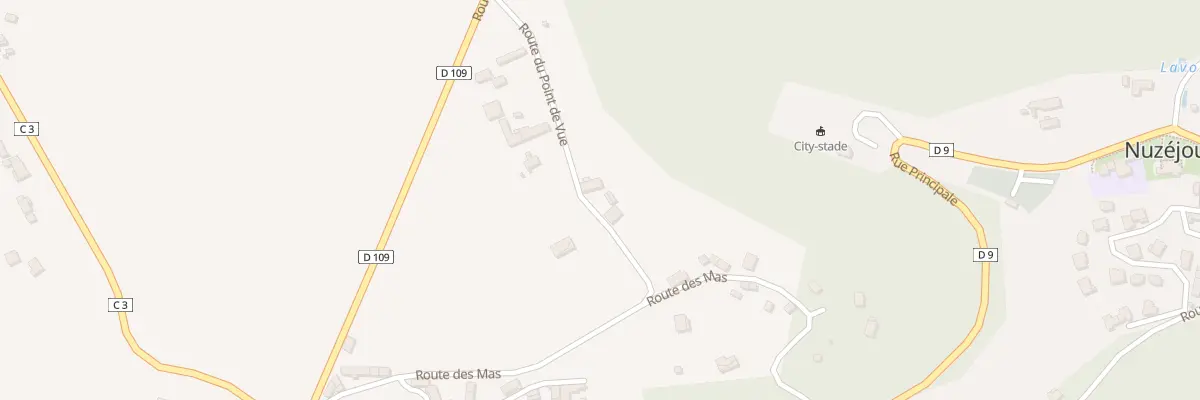 Plan du 219 Rte du Point de Vue à Nuzéjouls
