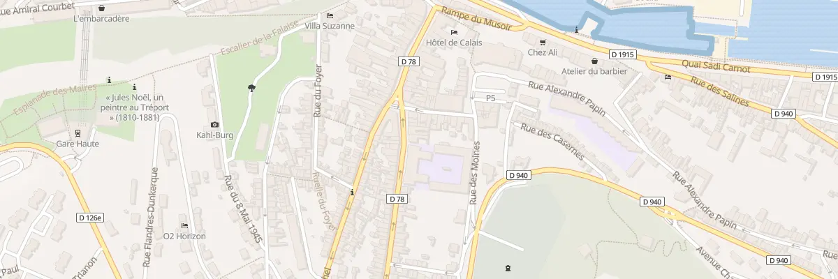 Plan du 9 Rue Suzanne au Tréport