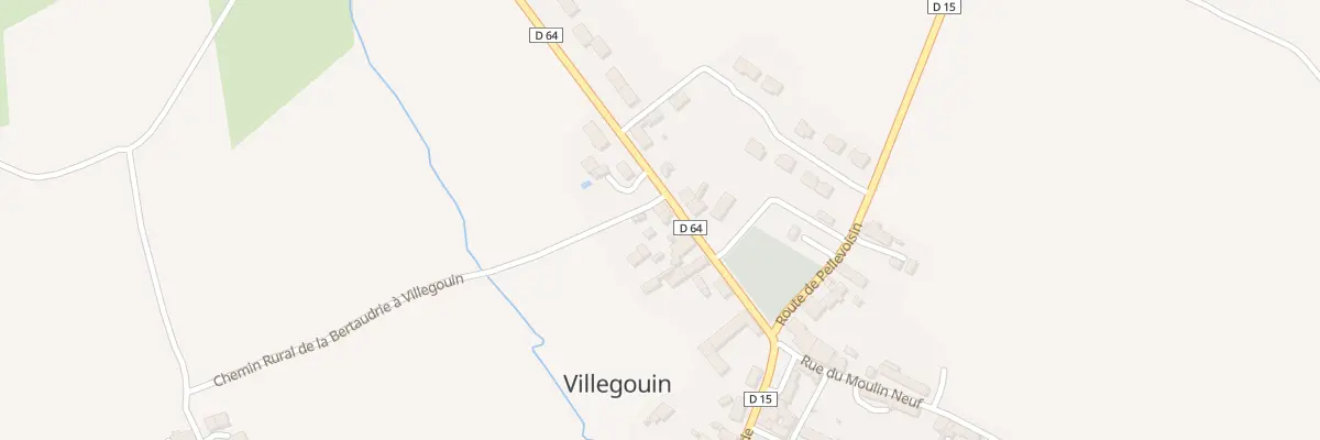 Plan du 5023 Le Bourg à Villegouin