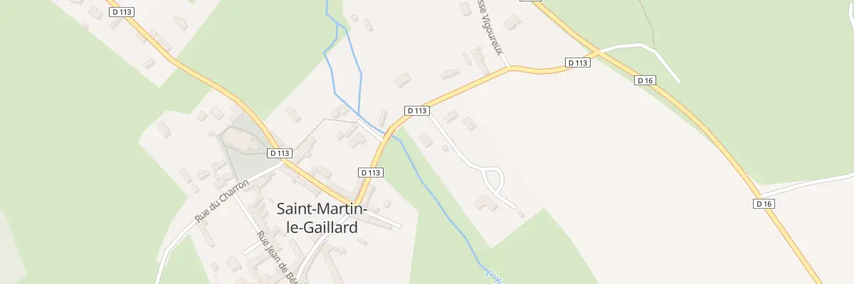 Plan du 11 Rue du pont de l’Yères à Saint-Martin-le-Gaillard