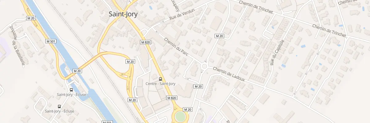 Plan du 12 Che de Ladoux à Saint-Jory