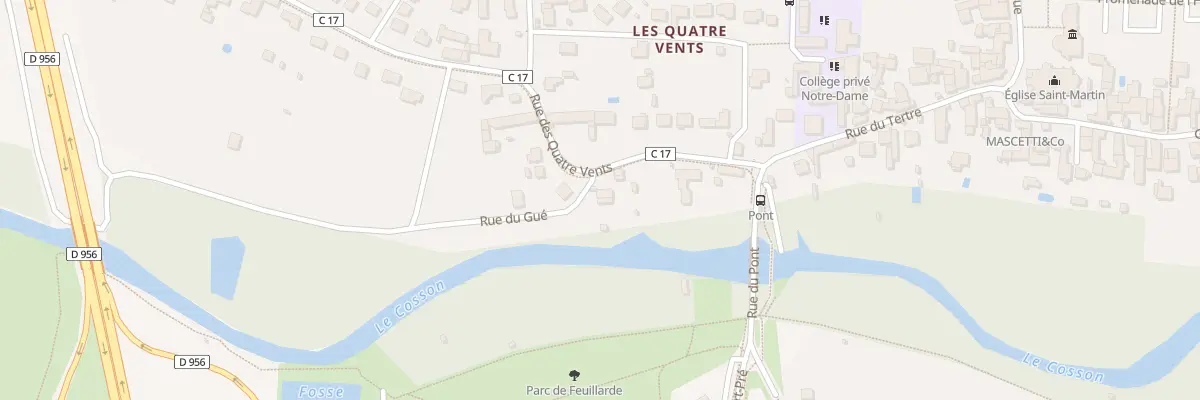 Plan du 3 Rue des 4 Vents à Vineuil