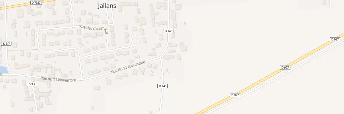Plan du 10 Rue des Quatre Vents à Jallans