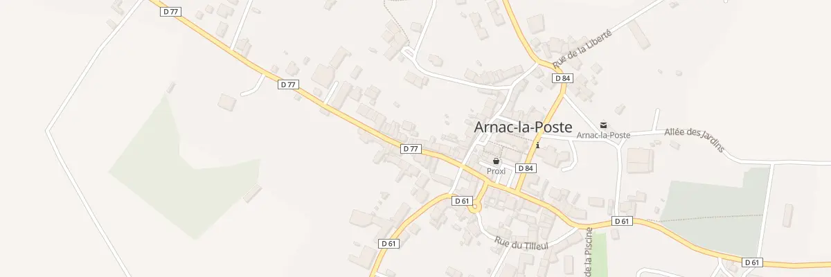 Plan du 22 Rue des Fleurs à Arnac-la-Poste