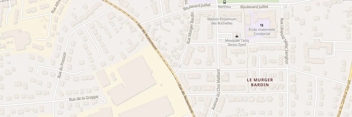 Plan du 18 Rue Murger Bardin à Dreux