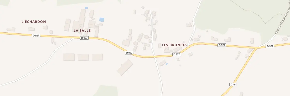 Plan du 11 Les Brunets à Rivarennes