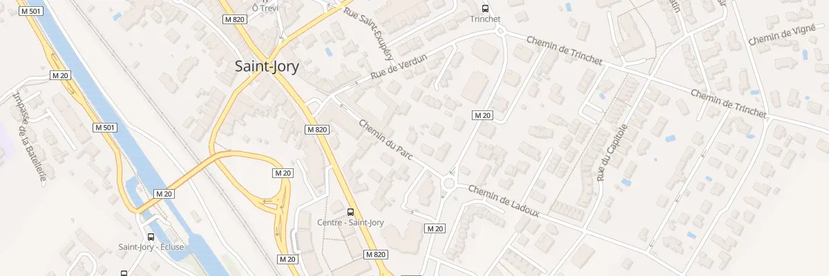 Plan du 5 Che de Ladoux à Saint-Jory