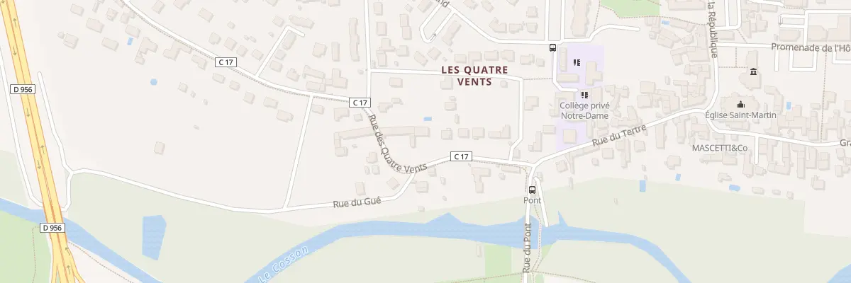 Plan du 14 Rue des 4 Vents à Vineuil