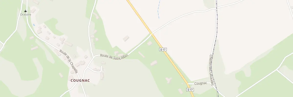 Plan du 107B Rte de Milhac à Payrignac