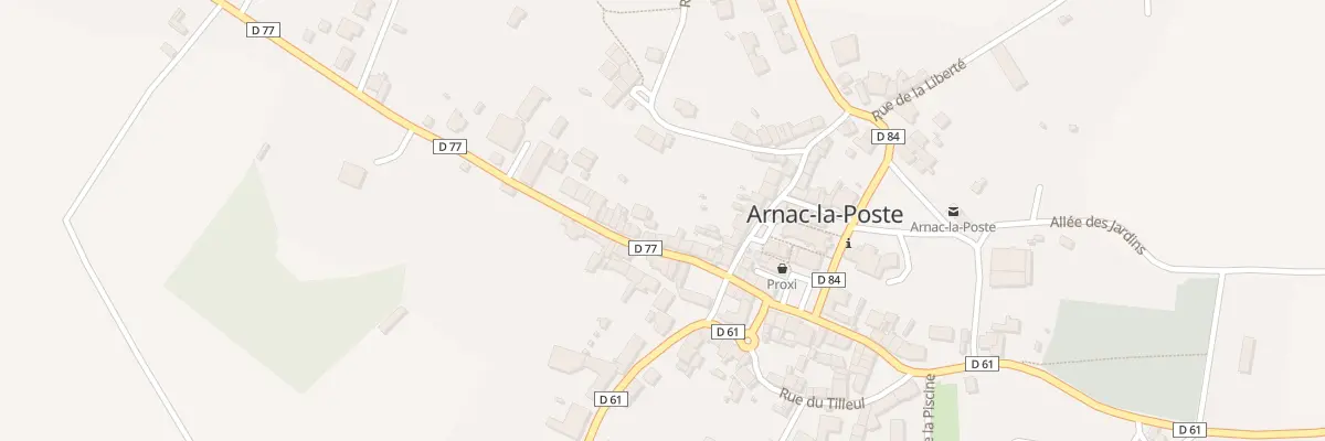 Plan du 20 Rue des Fleurs à Arnac-la-Poste