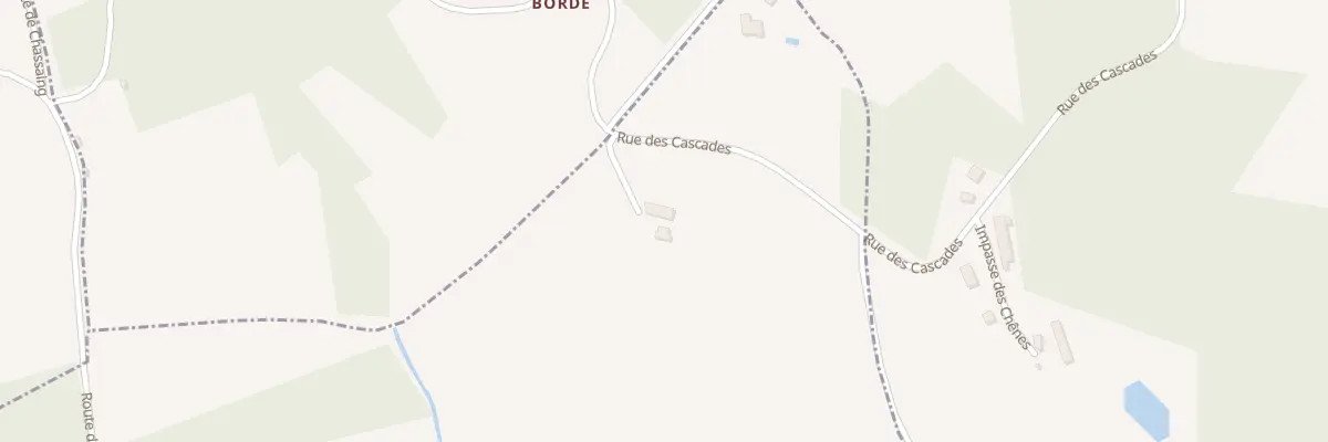 Plan du 1 Les Maisons Rouges à Lascaux