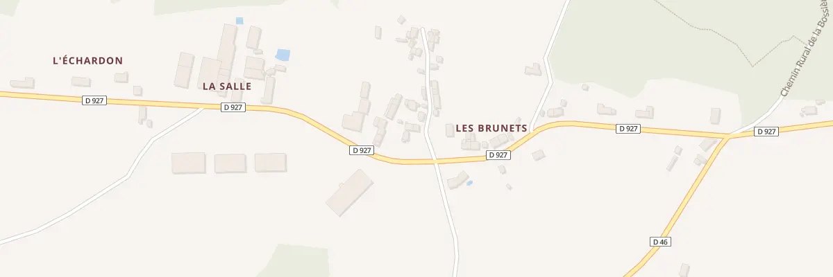 Plan du 13 Les Brunets à Rivarennes