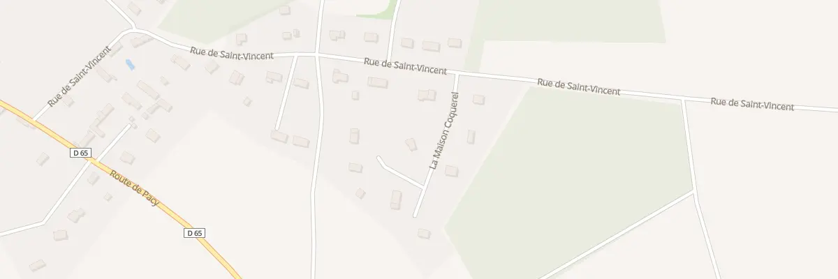 Plan du 1 La Maison Coquerel à Houlbec-Cocherel