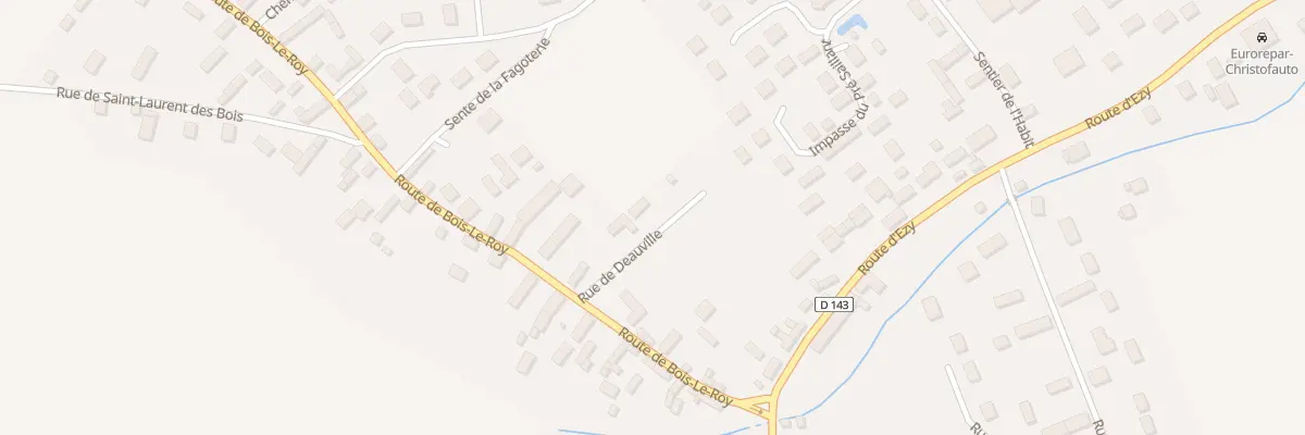 Plan du 6 Rue de Deauville à Croth