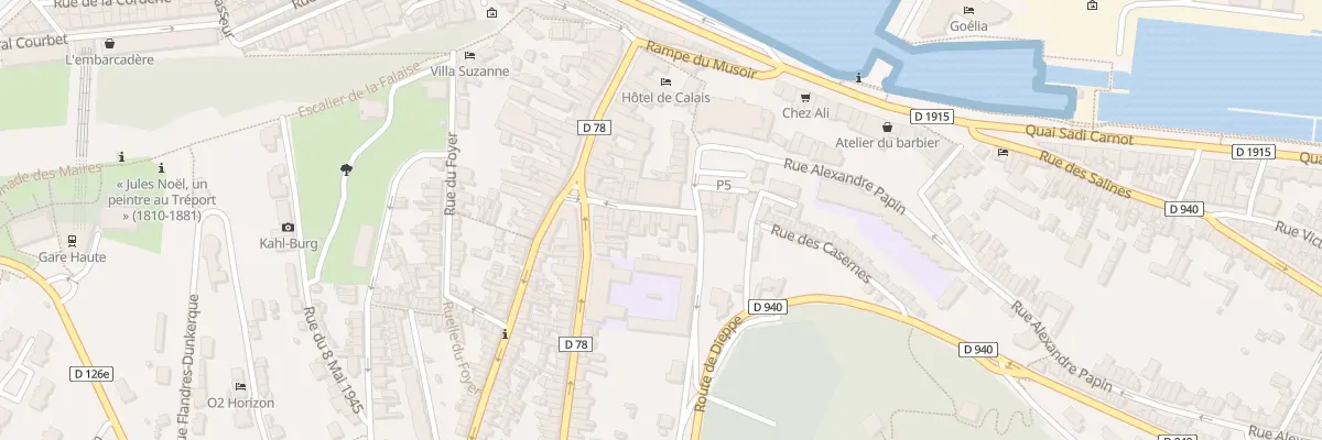 Plan du 7 Rue de l’Abbe Vincheneux au Tréport