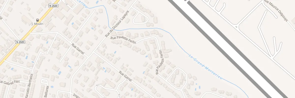 Plan du 16 Rue Paulette Ferlin à Montauban