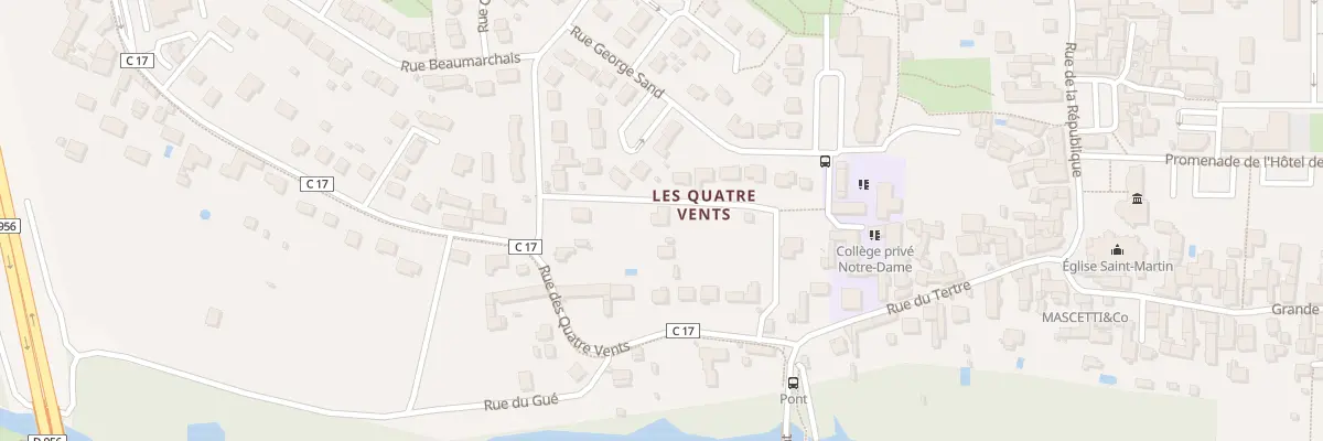 Plan du 12T Rue des 4 Vents à Vineuil