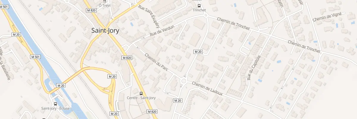 Plan du 5A Che de Ladoux à Saint-Jory