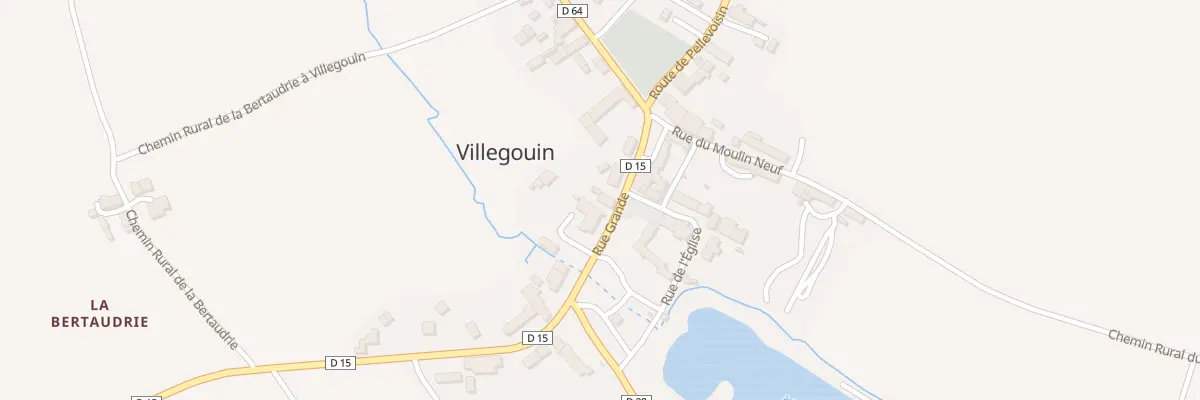 Plan du 5013 Le Bourg à Villegouin