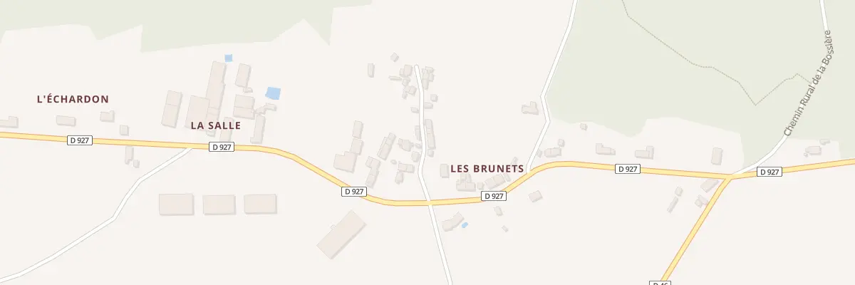 Plan du 24 Les Brunets à Rivarennes
