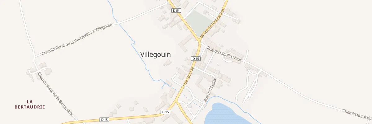 Plan du 5014 Le Bourg à Villegouin