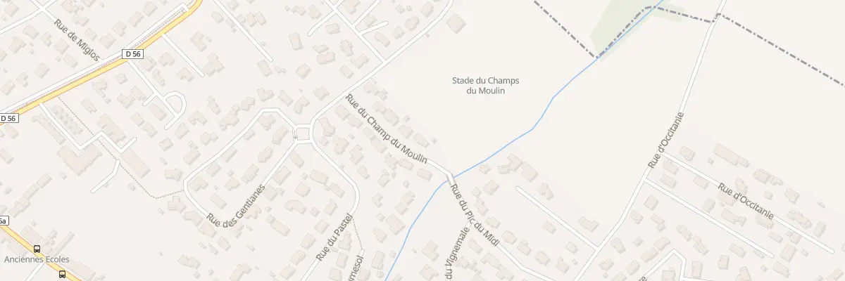 Plan du 27 Rue du Champ du Moulin à Roquettes