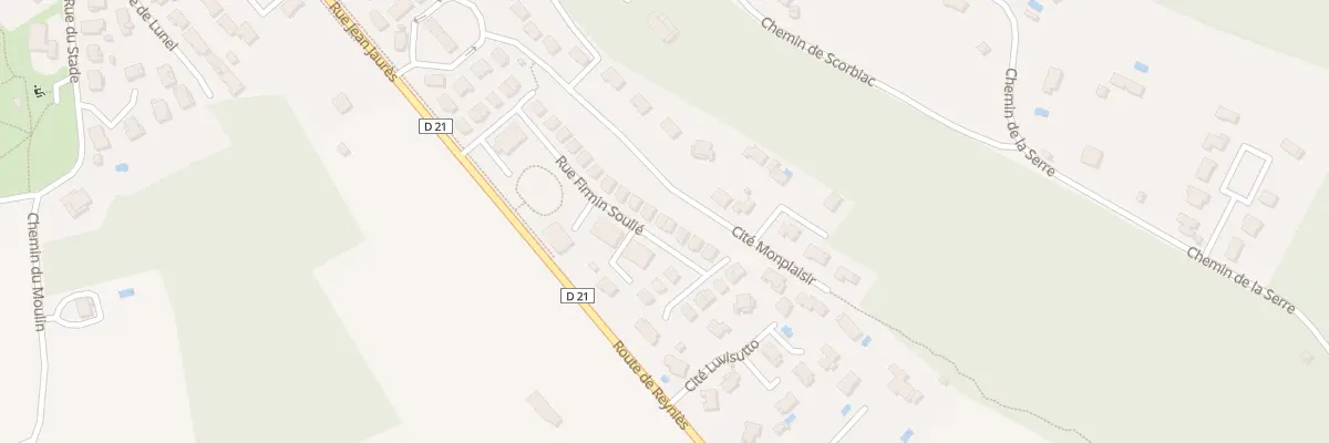 Plan du 33 Rue Firmin Soulie à Corbarieu