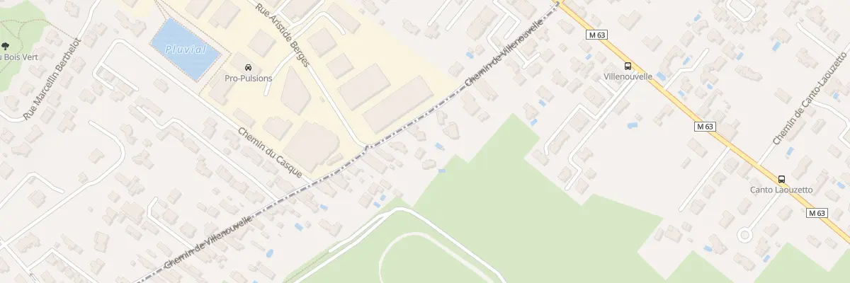 Plan du 14Q Che de Villenouvelle à Toulouse