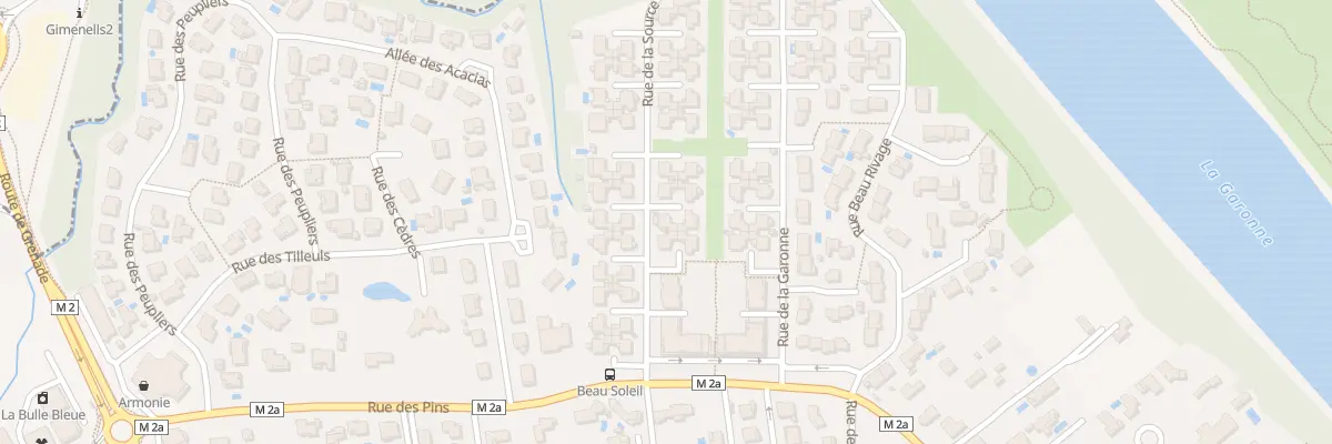 Plan du 8 Rue de la Source à Beauzelle