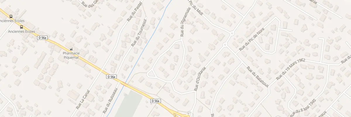 Plan du 11 Rue du Vignemale à Roquettes