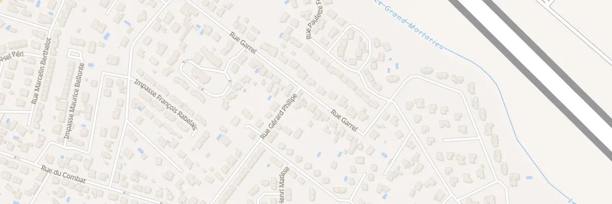 Plan du 540 Rue Garrel à Montauban