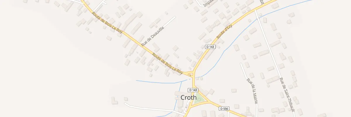 Plan du 4 Rte de Bois le Roy à Croth