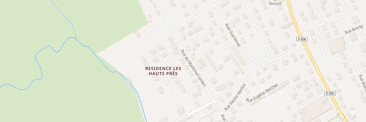 Plan du 33 Rue du Mal Leclerc à Pacy-sur-Eure