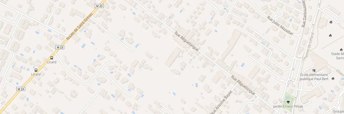 Plan du 97 Rue Reguelongue à Toulouse
