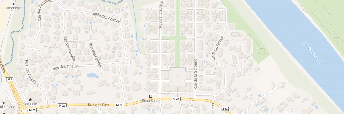 Plan du 6 Rue de la Source à Beauzelle