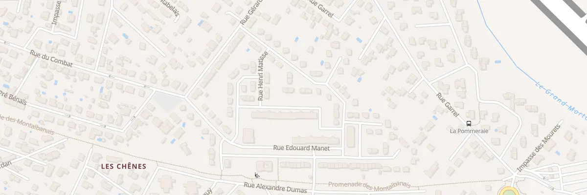 Plan du 9 Rue Corot à Montauban