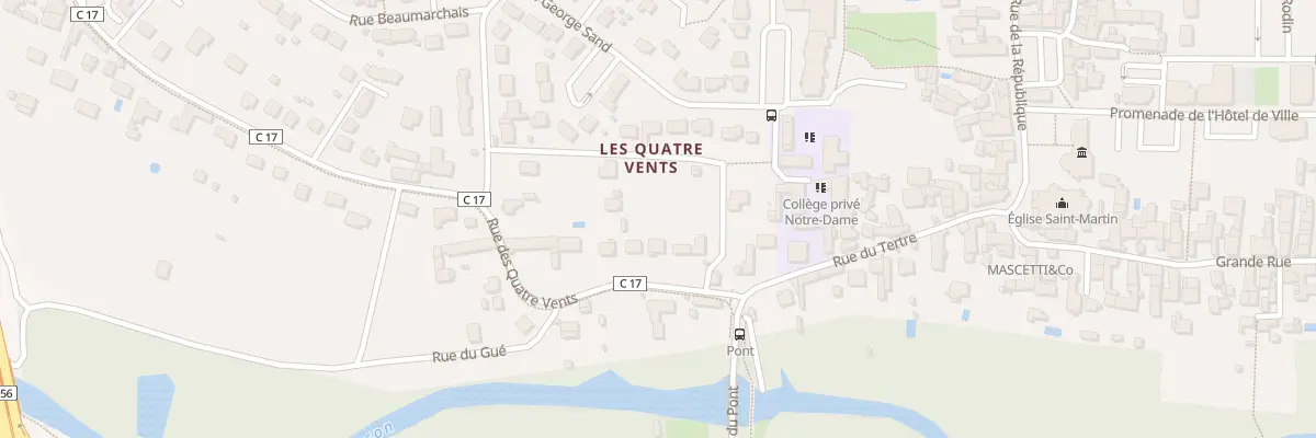 Plan du 8 Rue des 4 Vents à Vineuil