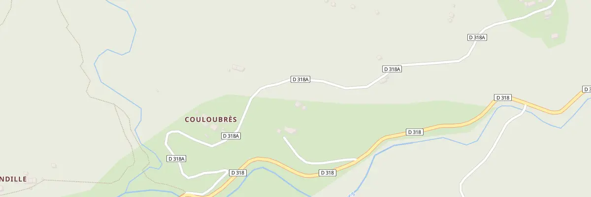 Plan du 597 Pontaut à Massat