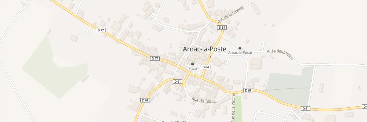 Plan du 2 Rue des Fontaines à Arnac-la-Poste