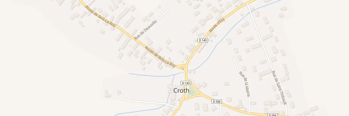 Plan du 2 Rte de Bois le Roy à Croth